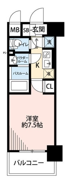 プロシード大阪NB3の間取り写真