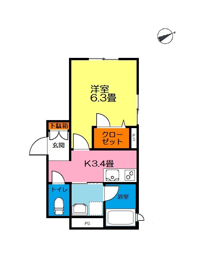 アリスティオ Ｍの間取り