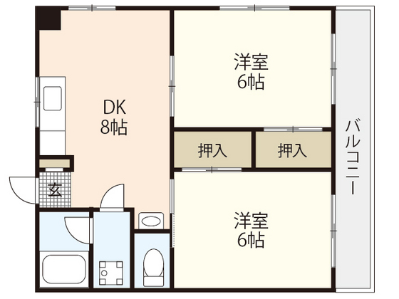 ニューハイム草津東の間取り