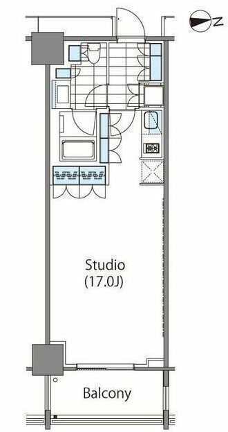 コンフォリア新宿イーストサイドタワーの間取り