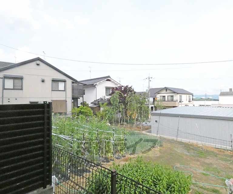 【京都市北区鷹峯光悦町のアパートの眺望】