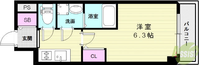 エスリード神戸レジデンスの間取り