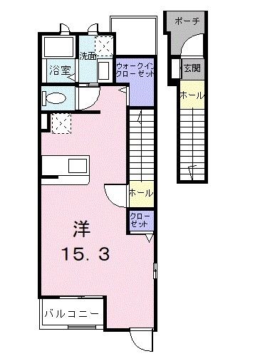 愛知県刈谷市築地町５（アパート）の賃貸物件の間取り