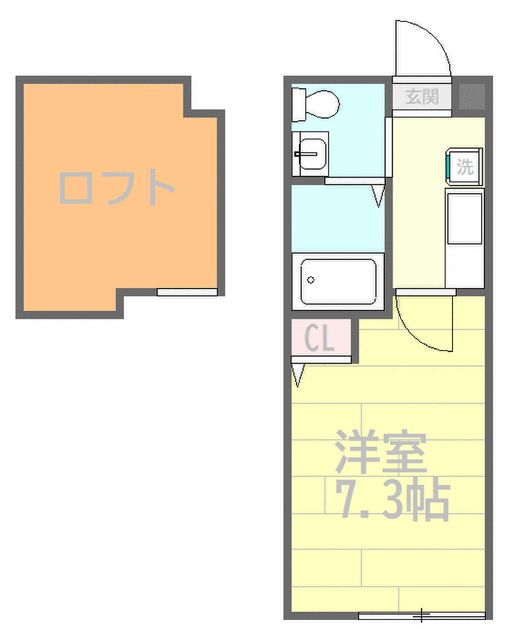 神奈川県相模原市南区上鶴間本町２（アパート）の賃貸物件の間取り