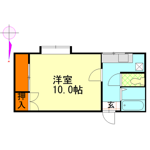 コーポ鶴見の間取り