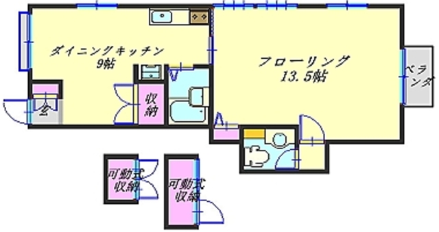 グリーンヒルの間取り