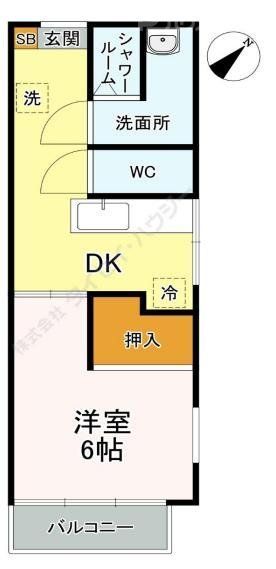 柏市中央町のマンションの間取り