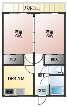 塩部3丁目アパートの間取り