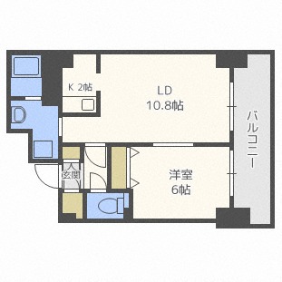 ティアラタワー中島倶楽部（III）の間取り