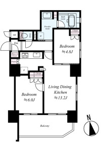 【エターナル南千住グランTokyoの間取り】