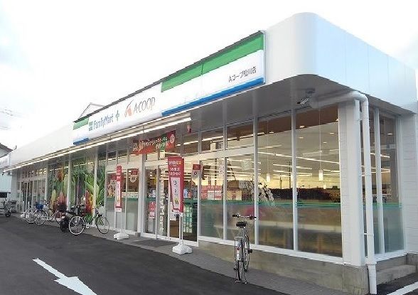 【福島市松川町のアパートのスーパー】