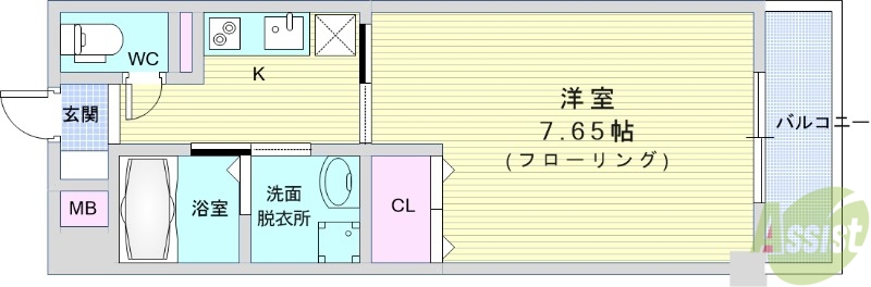 パリオ荘園の間取り