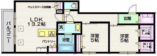 品川区西品川のマンションの間取り