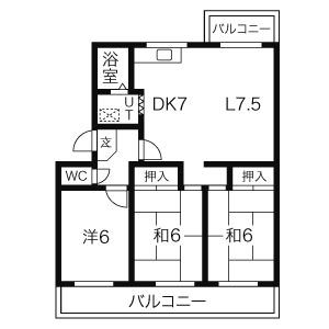 ファミール豊明の間取り