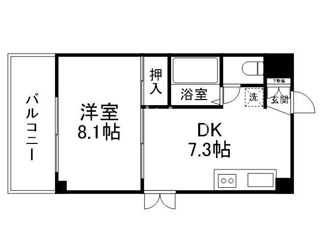 ウエストの間取り