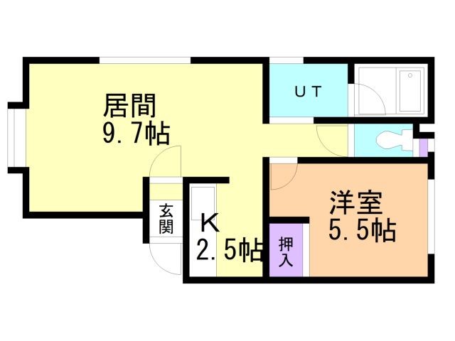 メゾン西桔梗の間取り