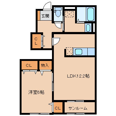 オードシェルの間取り