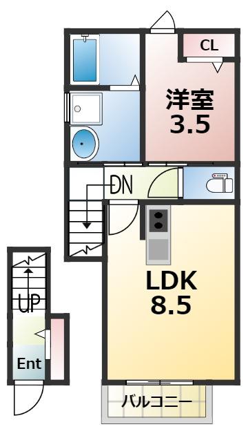 【Ｇｏｏｄ　Ｈｉｌｌｓ　Ｆｕｎａｂａｓｈｉの間取り】