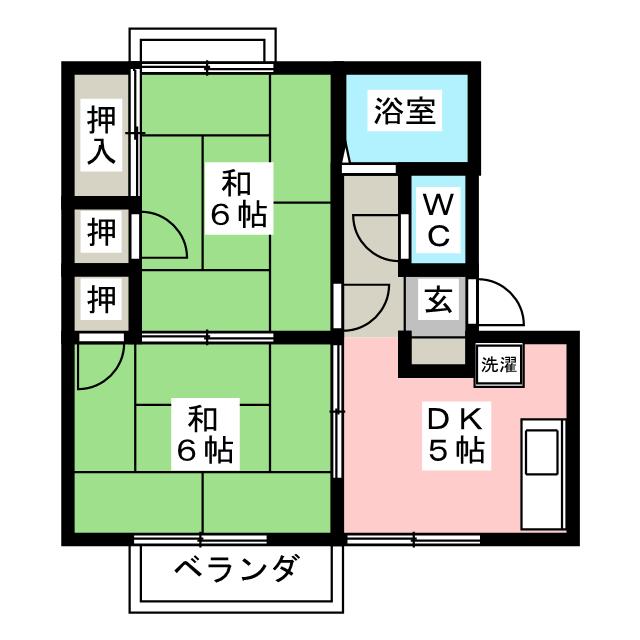 ハイツ太田Ａの間取り