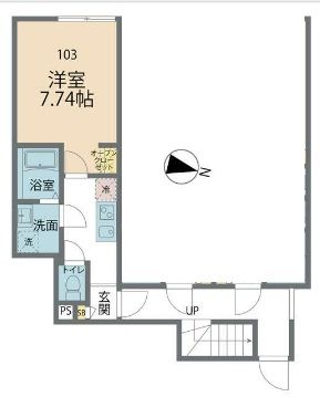 藤沢市亀井野のアパートの間取り