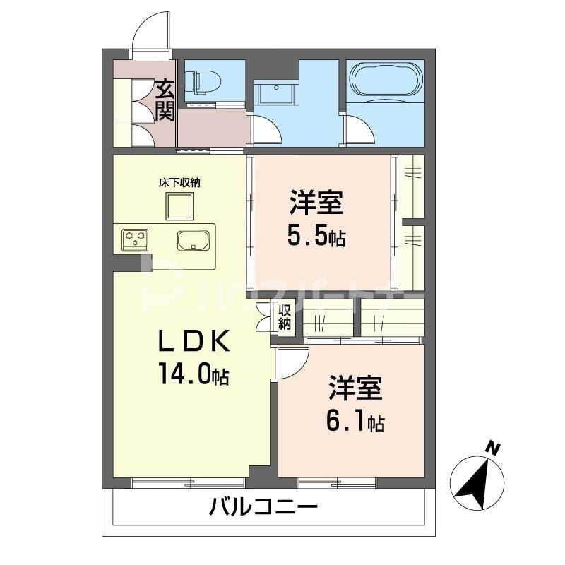 チェリエージョ　ストラーダIIの間取り