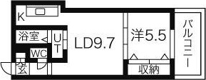 リヴェール山鼻の間取り