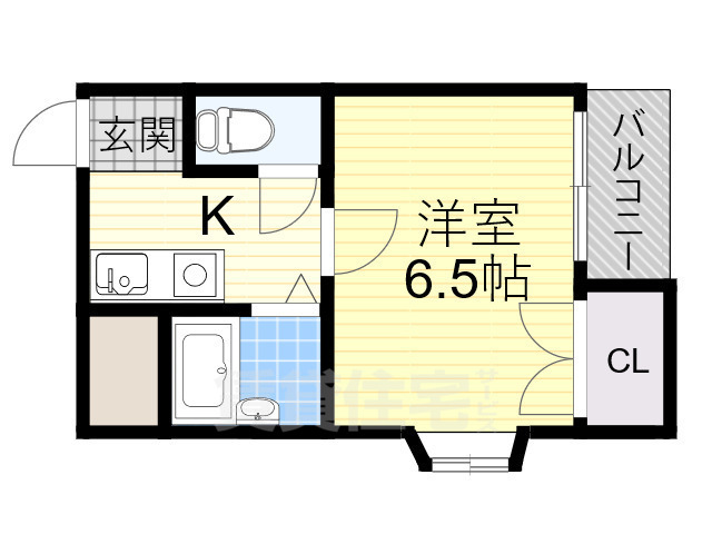 長居ロイヤルマンションの間取り