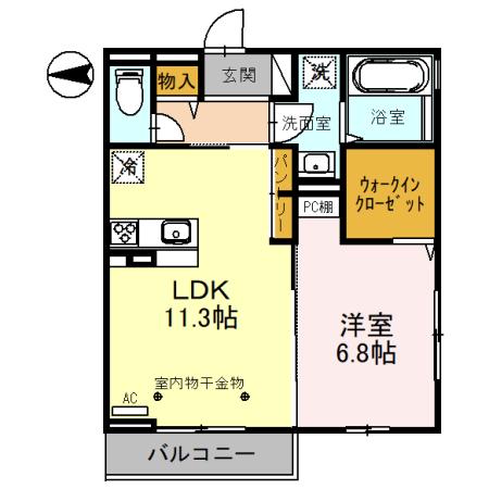 【Luminous東町の間取り】