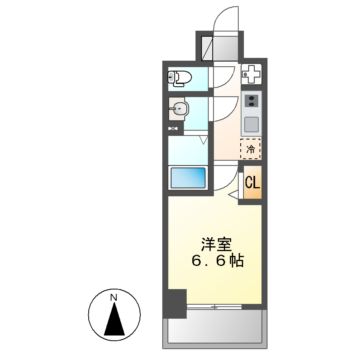 プレサンス名駅南エディフィスの間取り