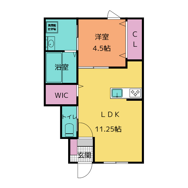 神戸町新築アパート（仮）の間取り