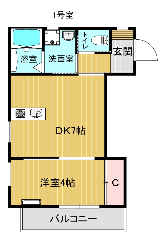 ホワイトベース祇園の間取り