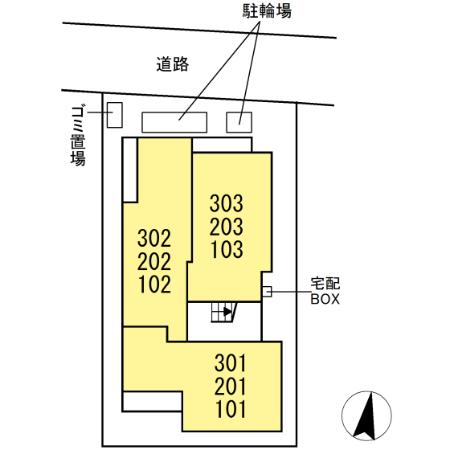 【レスポワール・ド・牛田旭のその他共有部分】