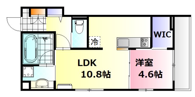 【レスポワール・ド・牛田旭の間取り】