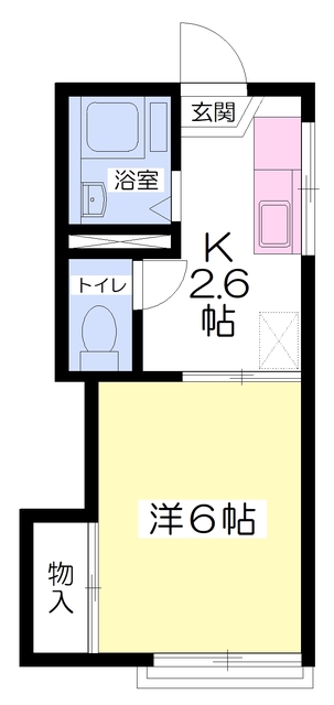 フォーブル腰越の間取り