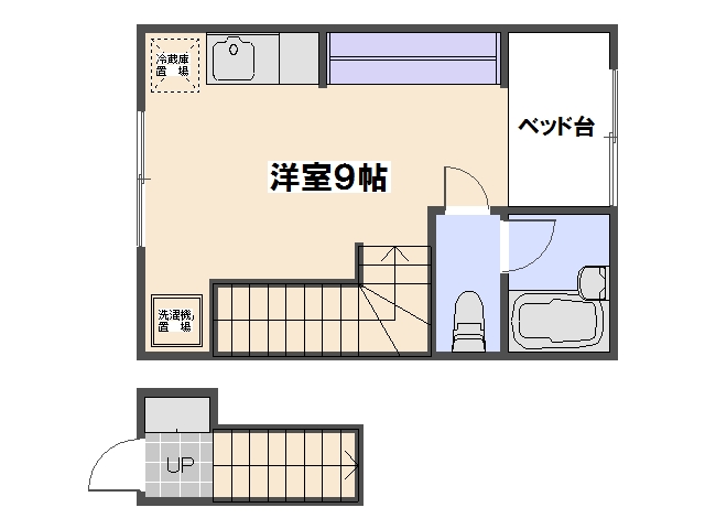 【ポルトボヌール弐番館の間取り】