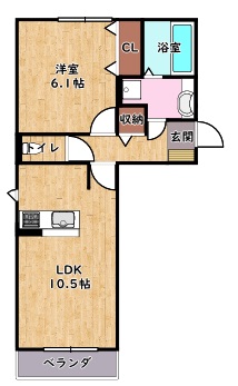 ヴィラ シャルマンの間取り