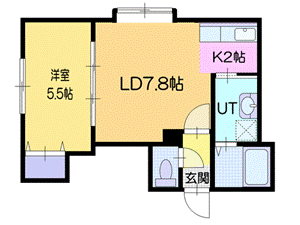 カーム錦町の間取り