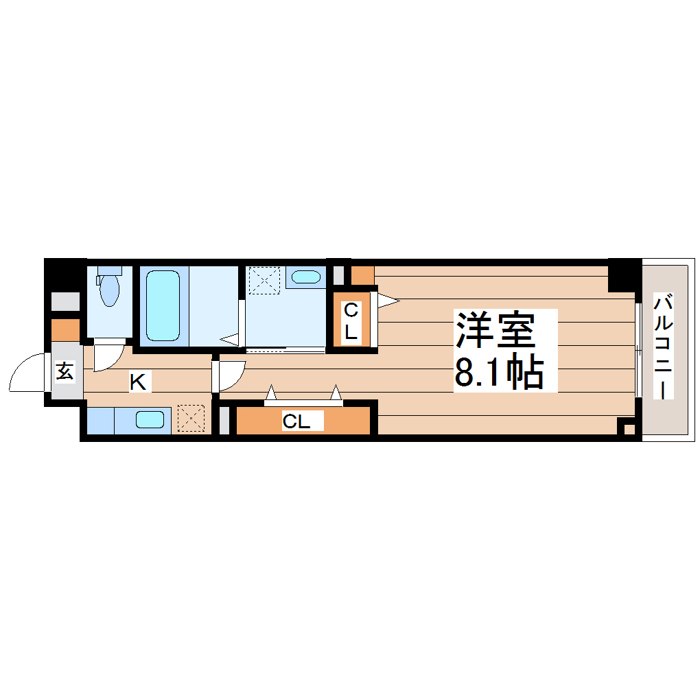 ケーズ昭和町の間取り