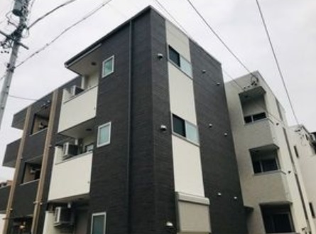 名古屋市瑞穂区神前町のアパートの建物外観