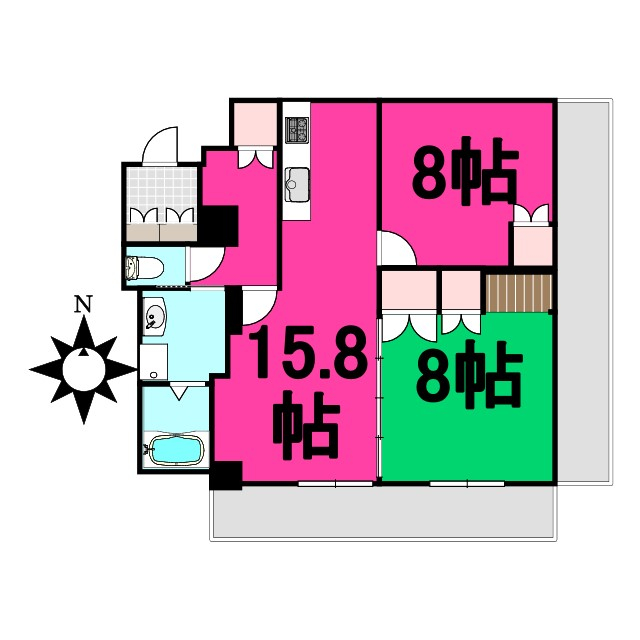 セントラルホームズ庄内の間取り