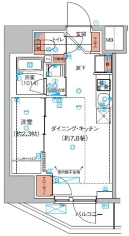 豊島区巣鴨のマンションの間取り