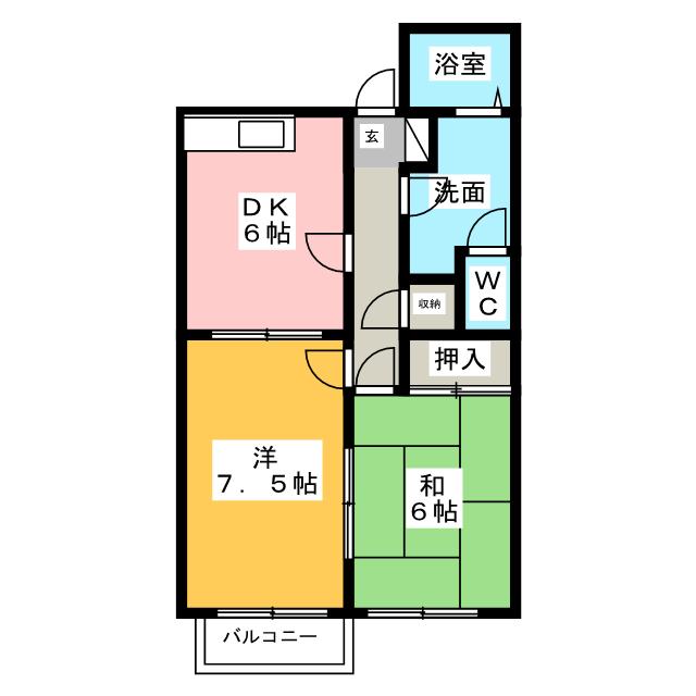 フォレストホクエンの間取り