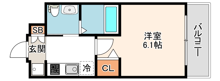 エステムコート難波ＷＥＳＴＳＩＤＥＩＩＩドームシティの間取り