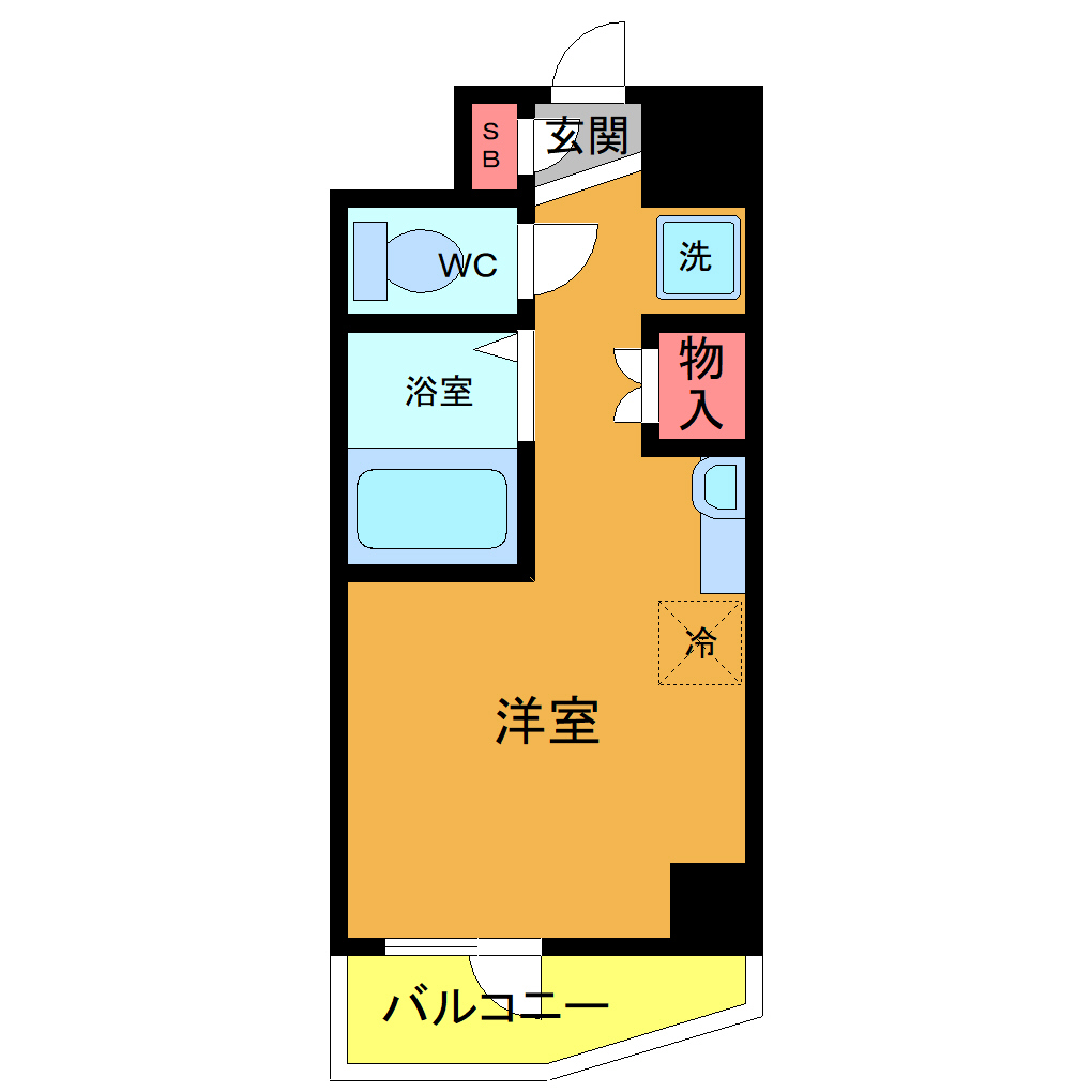 浦安市北栄のマンションの間取り