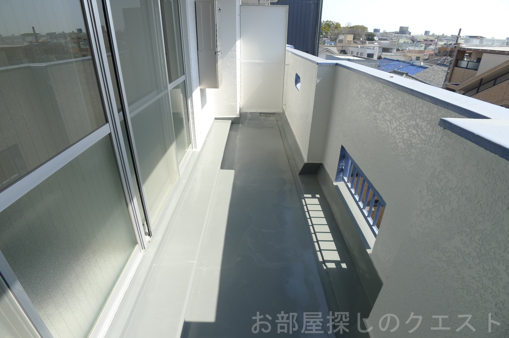 【名古屋市瑞穂区堀田通のマンションのバルコニー】