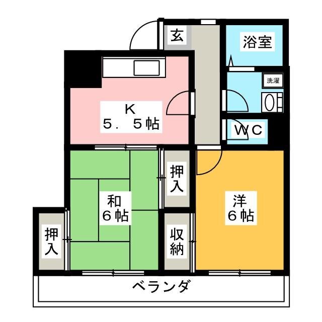 サングリーン南の間取り