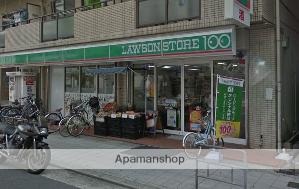 コンビニ　ローソンストア１００（コンビニ）まで500m