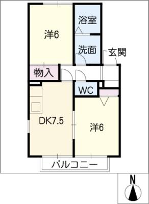 アンジュール黒沢台の間取り