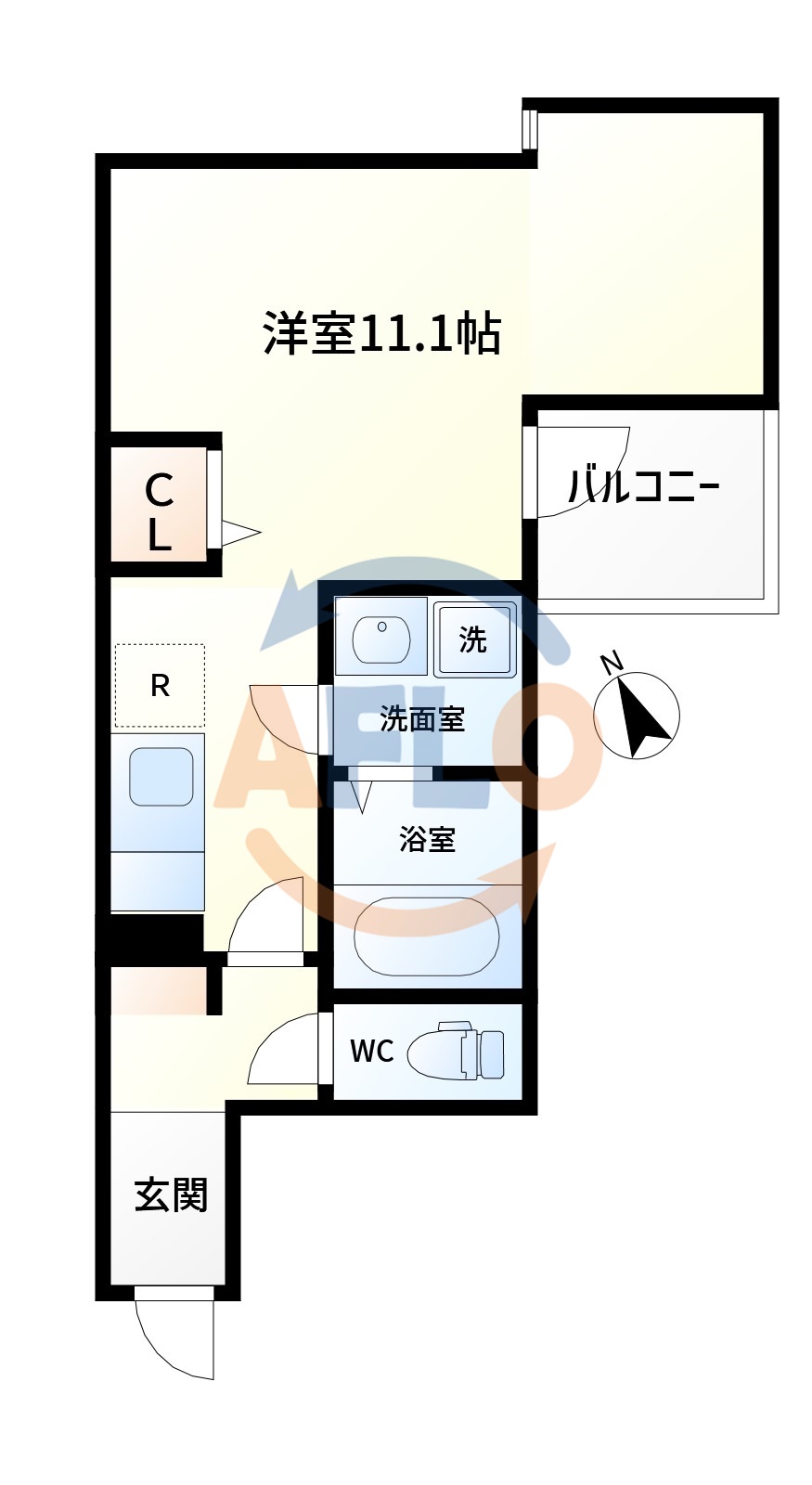 REGIES姫島Iの間取り