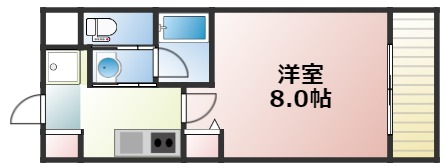 神戸市東灘区魚崎南町のマンションの間取り